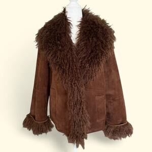 Zara Double Face Faux Fur Jacket NWT